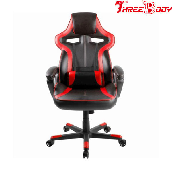 High Density Foam Red And Black Gaming Chair , Durable Racing Seat Office Chair