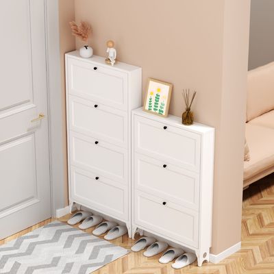 Modern Simple Ultra-Tipis, Kapasitas Besar Baja Tipping Shoe Cabinet Untuk Pintu Masuk Rumah, Pintu Luar, lorong lift