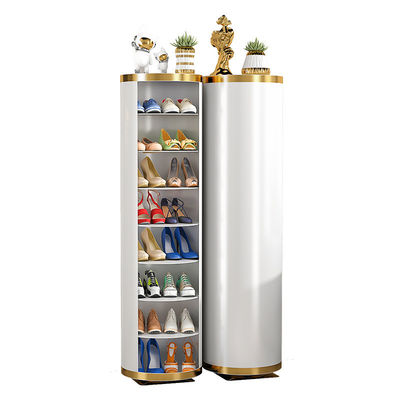 Ringan sederhana mewah rumah kreatif ruang-menghemat 360 ° Rotatable Shoe Storage Cabinet Untuk pintu masuk rumah, pintu luar